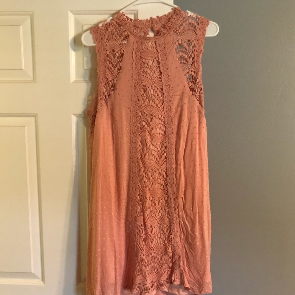 Peach sundress
